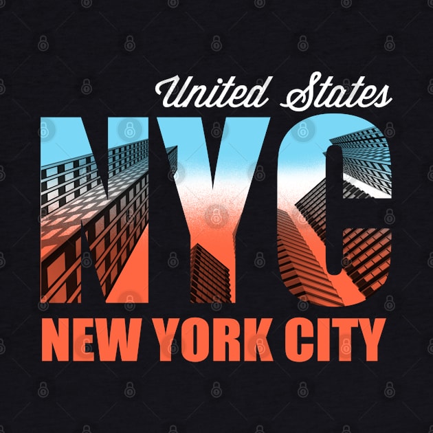 New York City Slogan Vintage by Afdhal Project